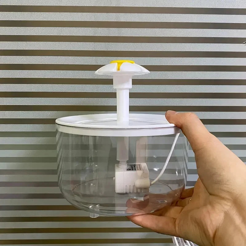 5V USB Powered Whisper-Quiet Automatic Pet Water Fountainfor Cats dog - Food-Grade Pp Material