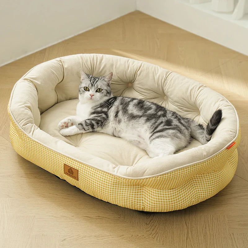 Winter Dog Bed Imitation Cotton Velvet Dogs Mat Beds Fluffy Soft High Rebound Pet Bed For Pet Dog