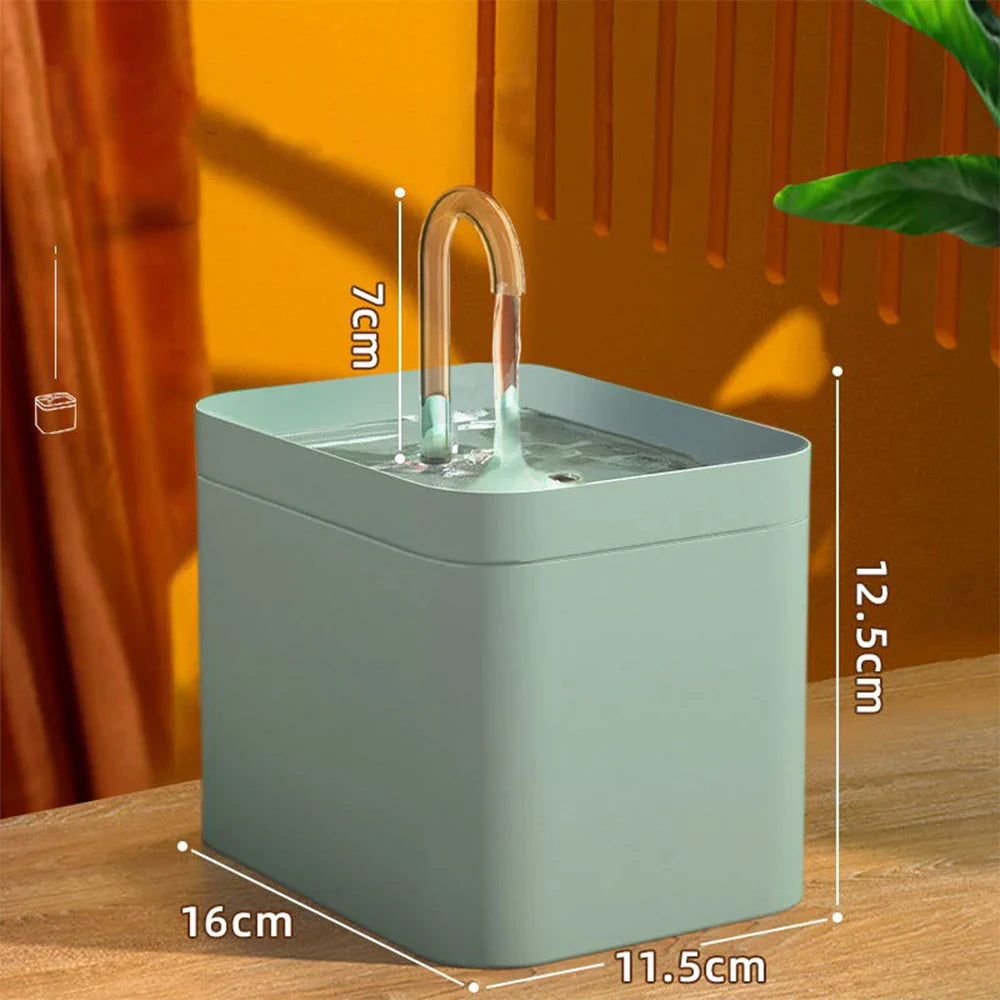 Ultra-Quiet Pet Water Fountain Auto Filter USB Electric Cat Dog Water Dispenser&Burnout Prevention Pump